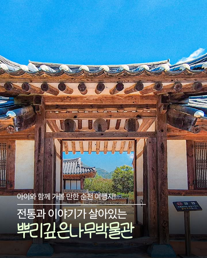 아이와 함께 떠나는 순천 역사 여행!
전통과 이야기가 살아있는
‘뿌리깊은나무박물관’을 소개합니다  

  위치
전남 순천시 낙안면 평촌3길 45

이곳은 잡지 〈뿌리깊은나무〉와
〈샘이깊은물〉을 창간한
故 한창기 선생이 평생 수집한
유물들을 바탕으로 조성된 공간입니다  

청동기 시대부터 광복 이후까지
우리 삶 가까이에 있었던 생활유물과
역사적 가치가 높은 자료들이 전시되어 있어
천천히 둘러볼수록 더 깊은 매력을 느낄 수 있어요.

낙안읍성과 함께 둘러보며
특별한 역사 여행 떠나보세요 

#순천여행 #뿌리깊은나무박물관
#순천가볼만한곳 #가족나들이
#아이와가볼만한곳 #전남여행