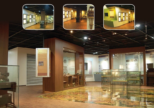 제1전시실 전경과 세부사진 3장