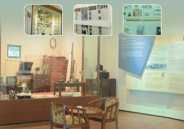 제2전시실 전경과 세부사진 3장