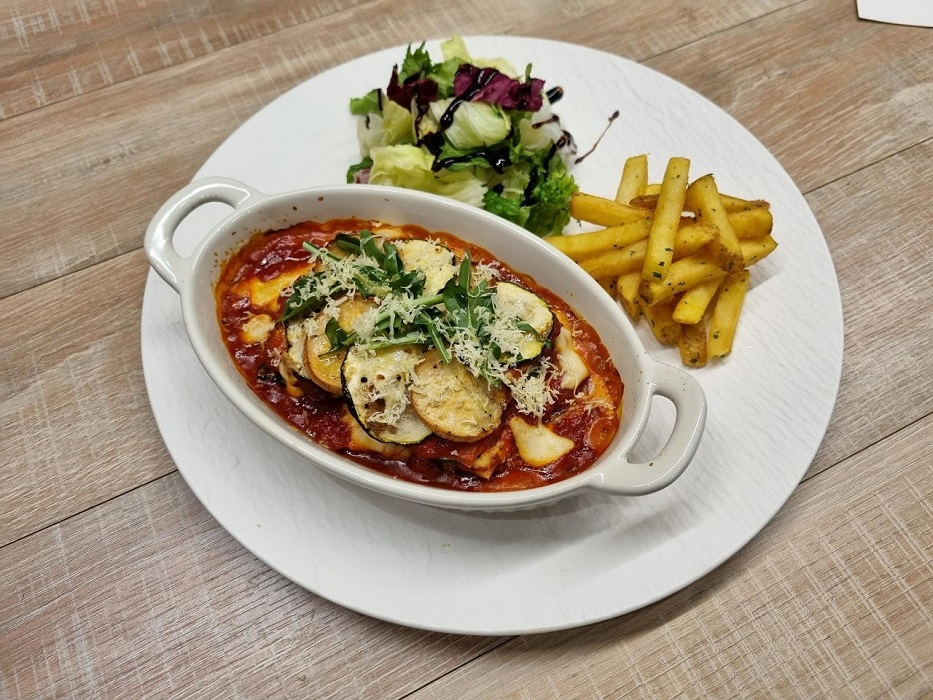 1. (식물성지향 음식)두부라자냐.jpg 이미지입니다.